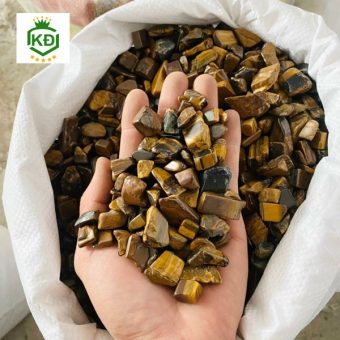 Đá Thạch Anh Mắt Hổ Vụn Mài Bóng