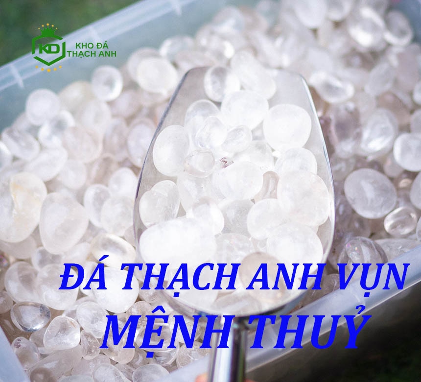 Hướng dẫn cách chọn Đá Thạch Anh Vụn Mệnh Thuỷ đúng màu sắc