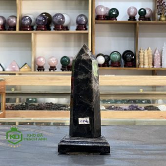 Trụ Đá Thạch Anh Đen 0.75kg