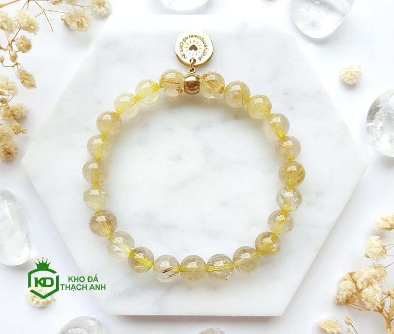 Vòng Thạch Anh Tóc Vàng Giá Bao Nhiêu? Hợp Mệnh Gì?